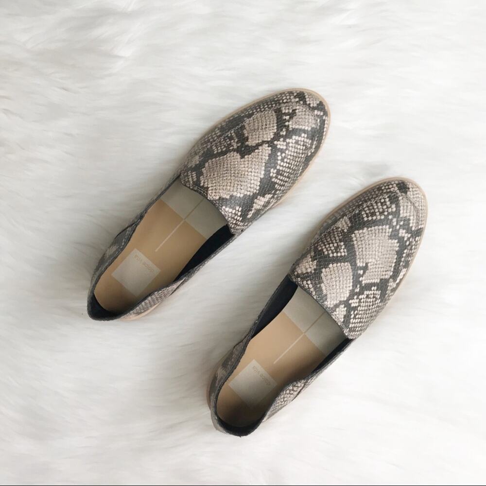 Dolce Vita Loafer Flat Snake Print